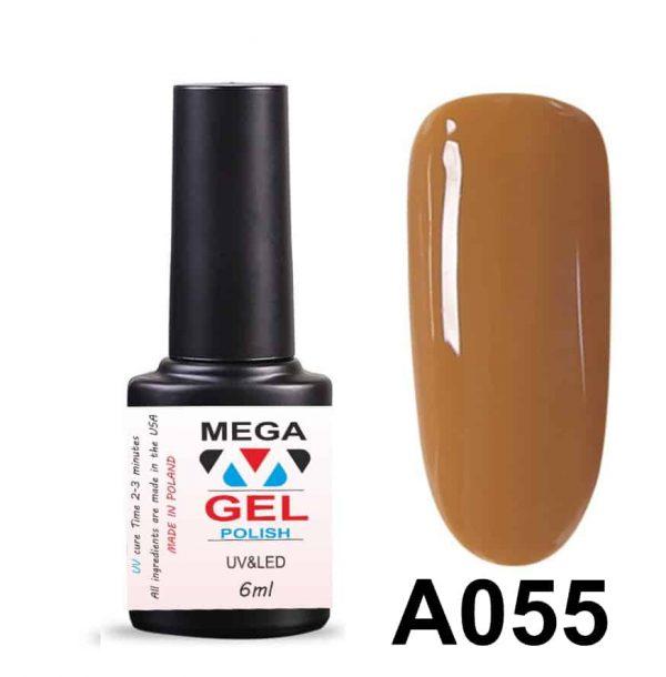 Гель-лак Горчичный Оттенок Гель лак Mega Gel 6 ml New Formula megagel.com.ua