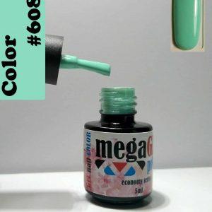 Мятный гель лак Mega Gel 5 ml