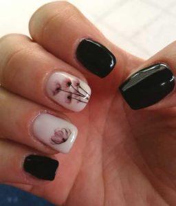 популярные наклейки на ногти веточки