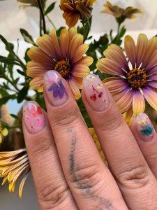 Сухоцветы для ногтей - наклейки 【Маникюр с Сухоцветами】【Маникюр Аквариум】【Сухоцветы Для Ногтей】2022