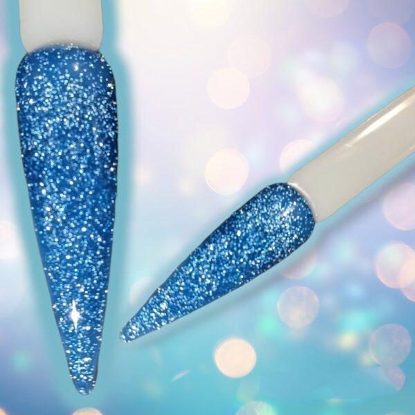 Гель-лаки для ногтей голубой, светоотражающий