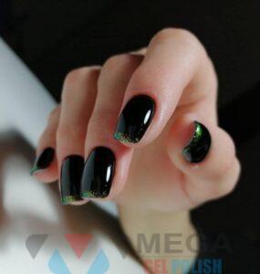 Фото красивых черных ногтей гель лак